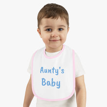Load image into Gallery viewer, Baby Contrast Trim Jersey Bib